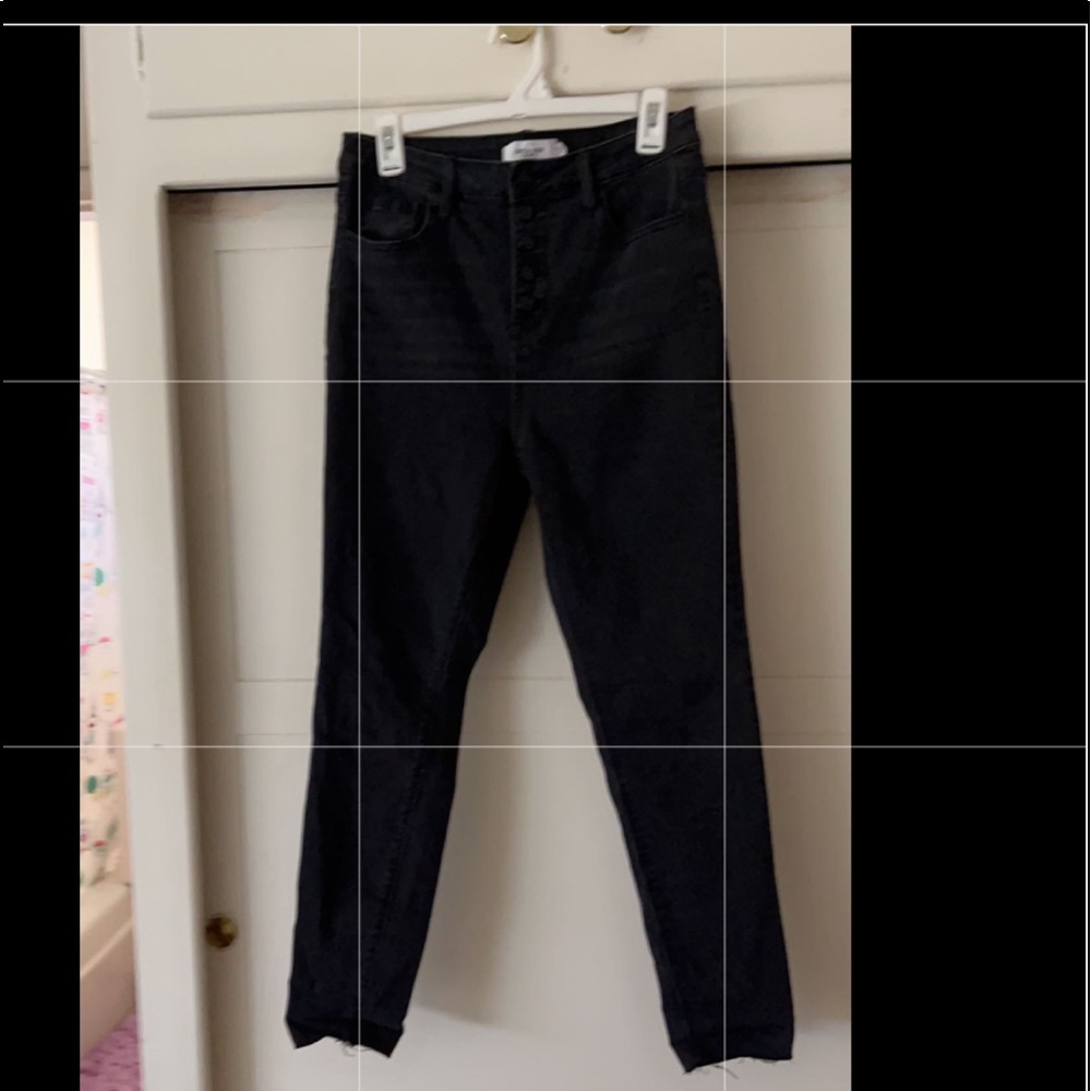 Size 11 Carly Jean jeans black button up